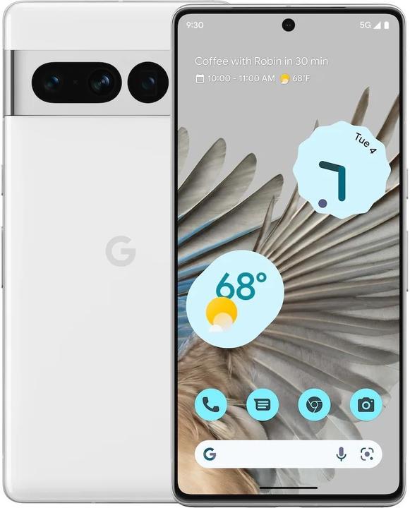 Google Pixel 7 Pro 128GB Sneeuw (128 GB, Wit, 6.70", SIM + eSIM, 5G)