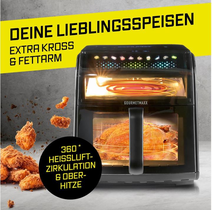 Produktbild Gourmetmaxx Heissluft-Fritteuse 7 l