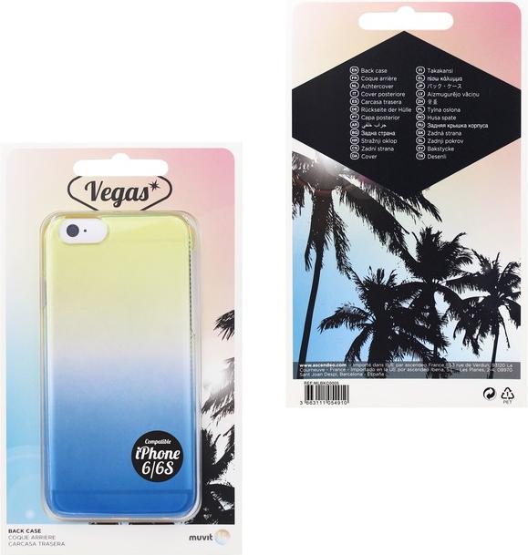 Produktbild Muvit COQUE VEGAS JAUNE BLEU: APPLE IPHONE 6/6S/7/8 (Apple iPhone 6)