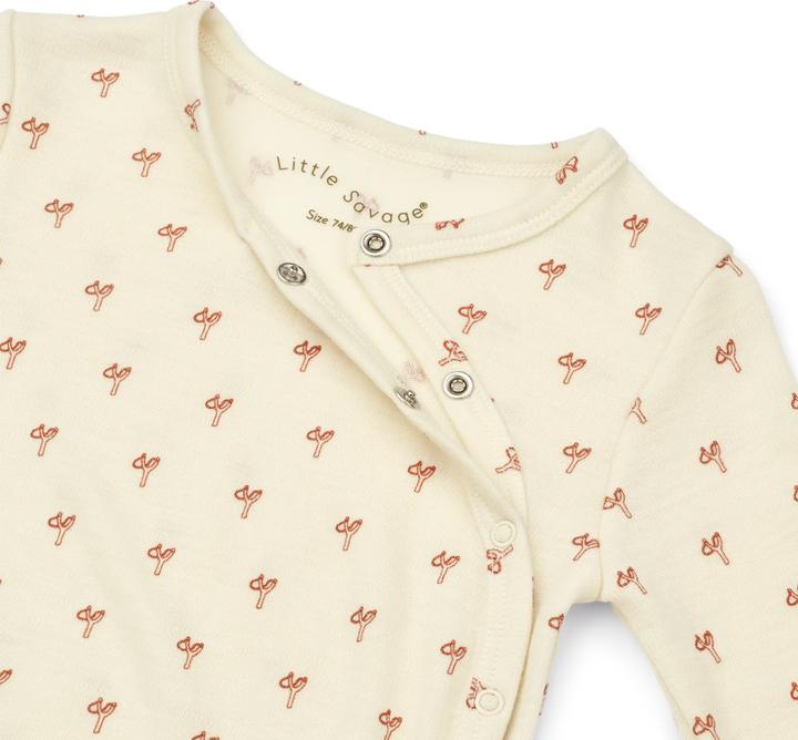 Actual product image Little Savage Wrap Bodysuit Long-sleeved (86, 92)
