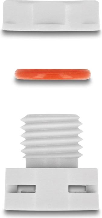 Actual product image Delock Cable gland M12, gray 2 pieces