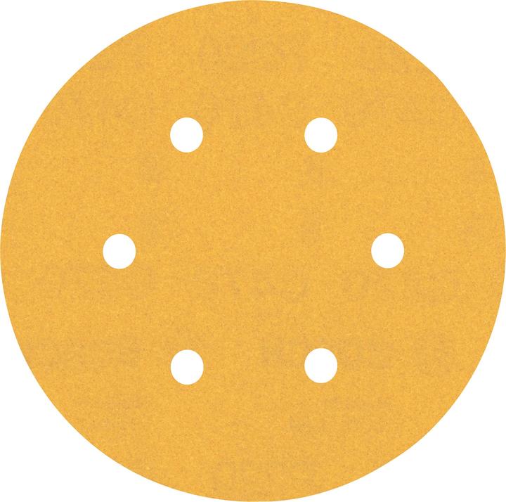 Actual product image Bosch Professional Zubehör Expert C470 Sandpaper multi-hole for random orbital sander, 150 mm, G 220, 50 pcs. (220)