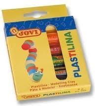 Actual product image Jovi Plasticine PLASTILINA assorted colours, 6 colours 15.0 g each