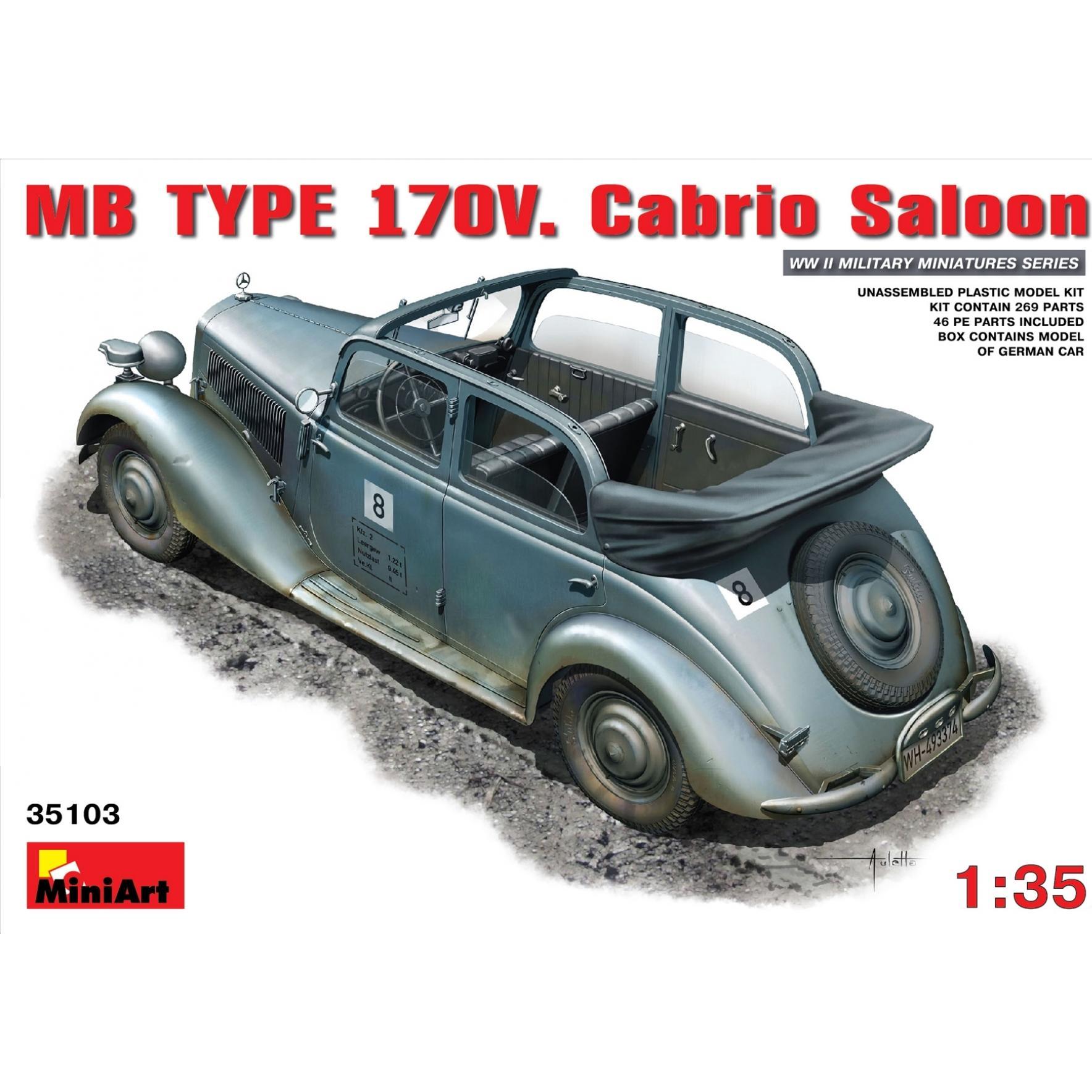 Thumbnail - Mini art MB Typ 170V. Cabrio Saloon