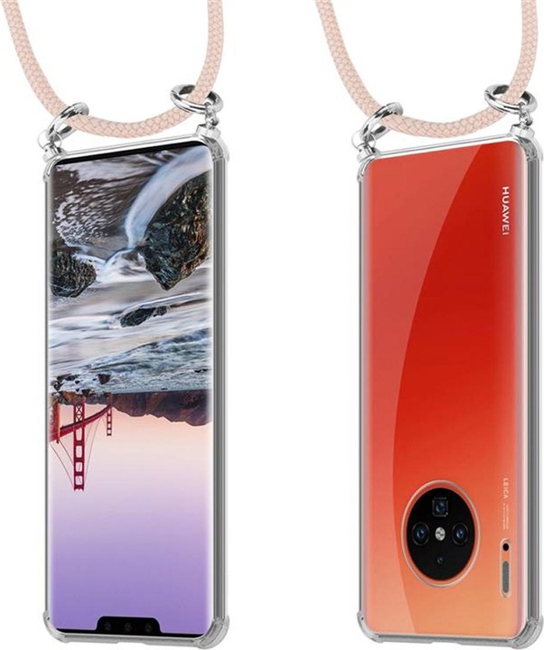 Produktbild Cadorabo TPU Handy Kette SILBER Cover
