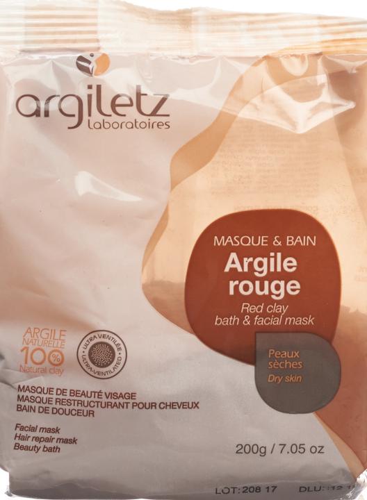 Actual product image Argiletz Healing earth red ultra fine Plv