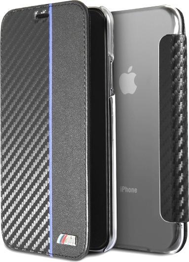 Produktbild BMW Bi-Material Series Carbon Bookcover Hülle (Apple iPhone X)