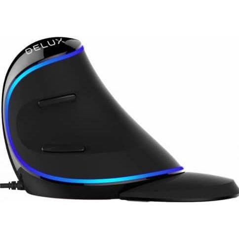 Spire Ergonomic Mouse Pl (Kabelgebunden), Maus, Blau