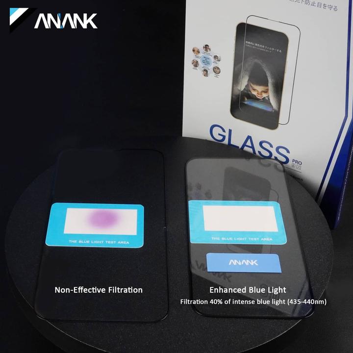 Actual product image Anank 2.5D Transparentes EyeSafe Edition - Anti-Blaulicht Panzerglas für iPhone 16 (1 Piece, Apple iPhone 16)