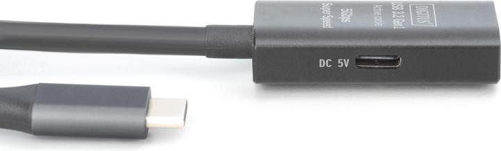 Actual product image Digitus Active USB 3.2 Gen1 5G extension cable, USB-C - USB-C, 10m (10 m, USB 3.2 Gen 1)