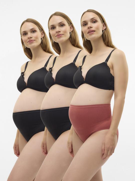 Produktbild Mamalicious 3er-Pack Umstands-Unterhose Unterhose (M, L, 3er Pack)