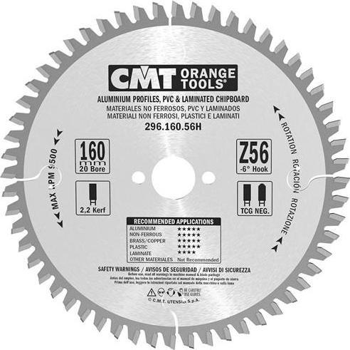 Produktbild CMT Aluminum circular saw (296.160.56H)