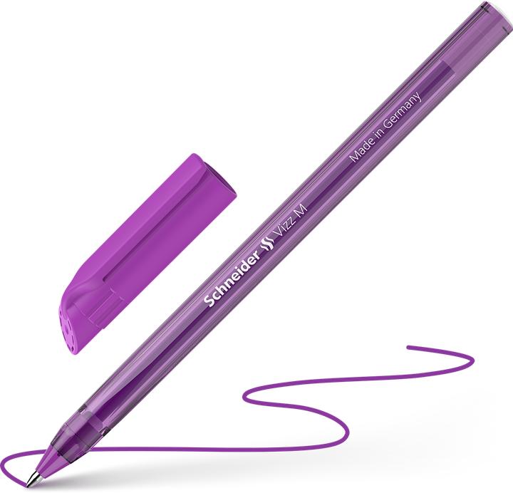 Produktbild Schneider Kugelschreiber Vizz M violett (Violett-Transparent, 1 x)