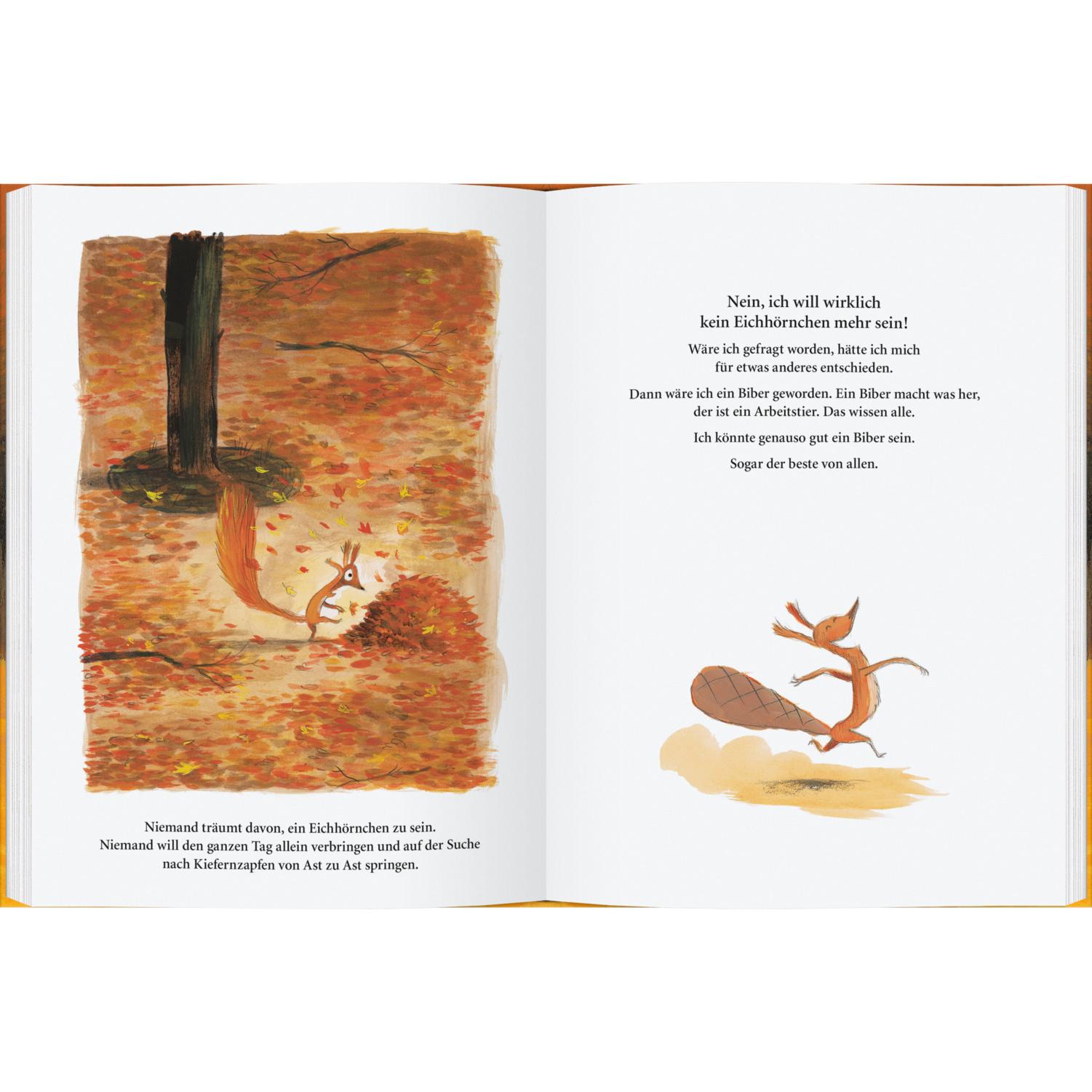 Thumbnail - Ich will kein Eichhörnchen mehr sein, Kinderbücher von Olivier Tallec