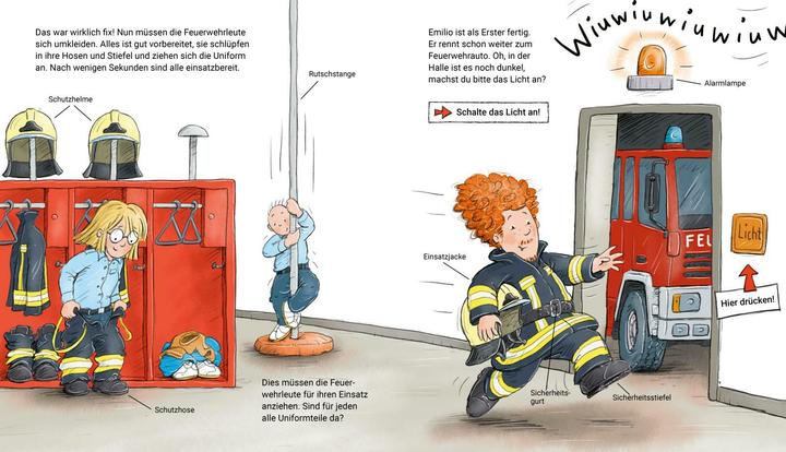 Actual product image Mach mit - Bei der Feuerwehr (German)
