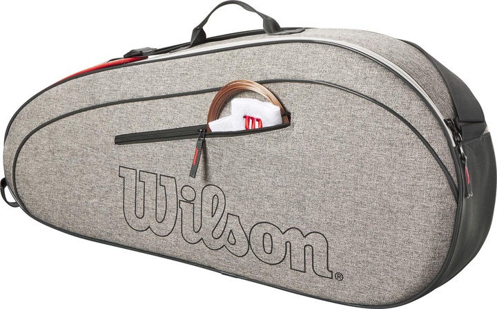 Immagine prodotto Wilson Borsa da tennis Team 3PK Grigio e Nero WR8022801001 (3R)