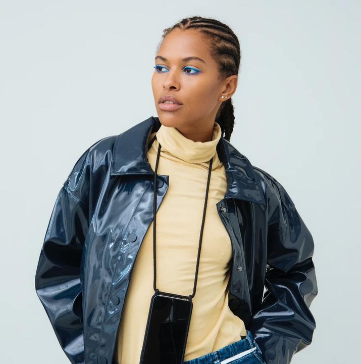 Actual product image PhoneLook Coque Silicone Mat avec lacet rose pâle (Apple iPhone 7)