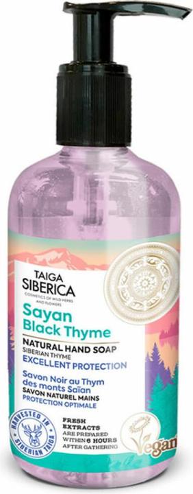 Actual product image Natura Siberica Taiga Sayan Black Thyme Hand Soap 300ml (Liquid soap, 300 ml)