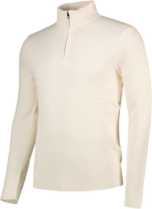 Produktbild Hackett limited Heren GMD Textured Hzip Sweater, 814 ecru, M (M)
