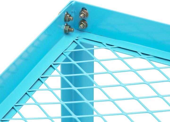 Produktbild Hillvert Gartenwagen Transportwagen Handwagen Gitterwagen Luftreifen 2 Ebenen 150 kg (150 kg, 2)