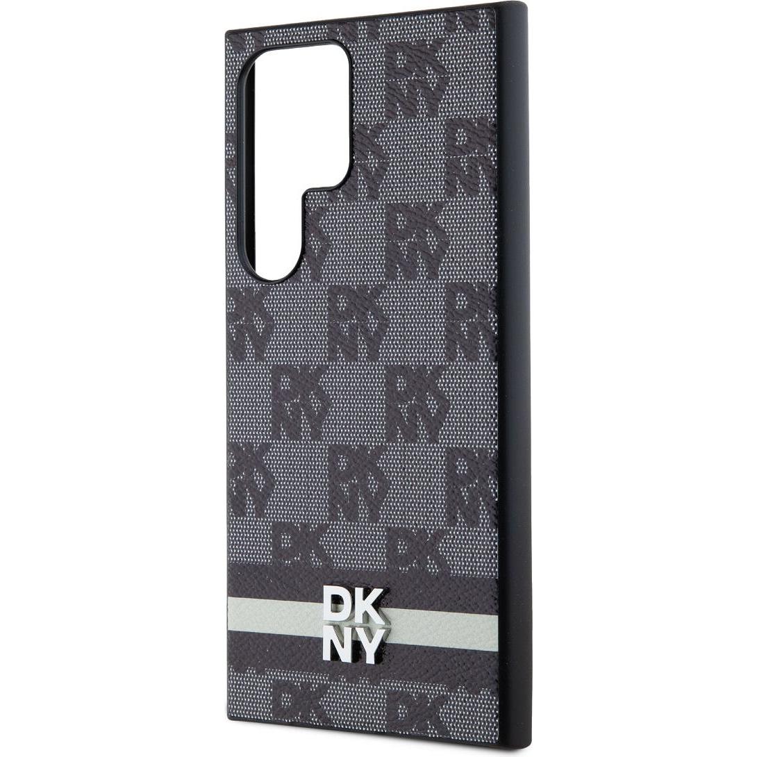 Thumbnail - DKNY DKHCLPCPTSSK S928 czarny/black hardcase Leather Checkered Mono Pattern & Printed S (Samsung Galaxy S24 Ultra), Smar...