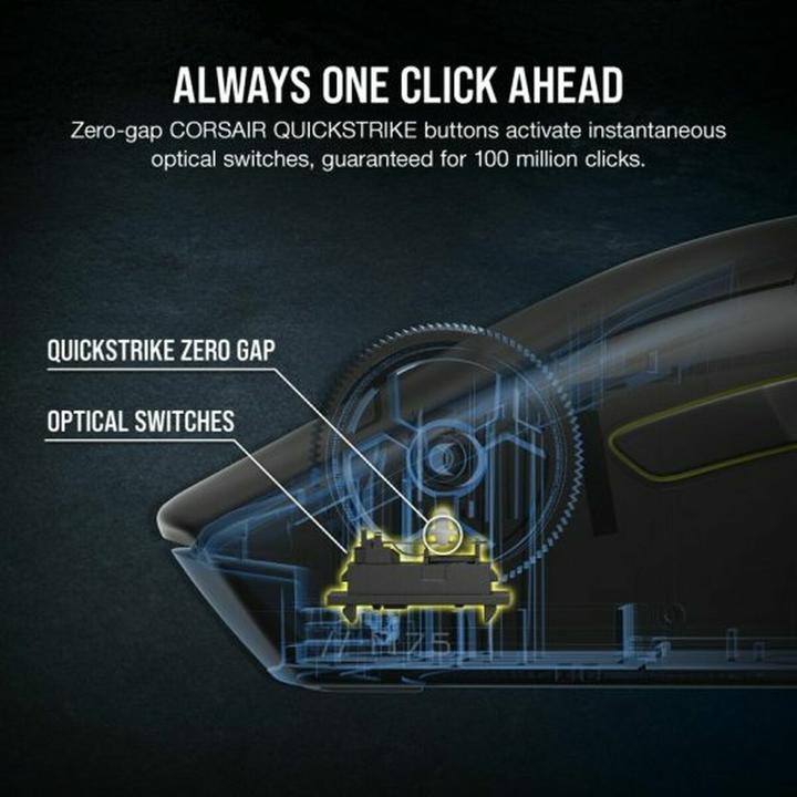 Actual product image Corsair M75 (Cable, Wireless)