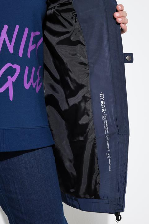 Produktbild Ulla Popken HYPRAR Funktionsjacke, wasserdicht, Kapuze (42, 44)
