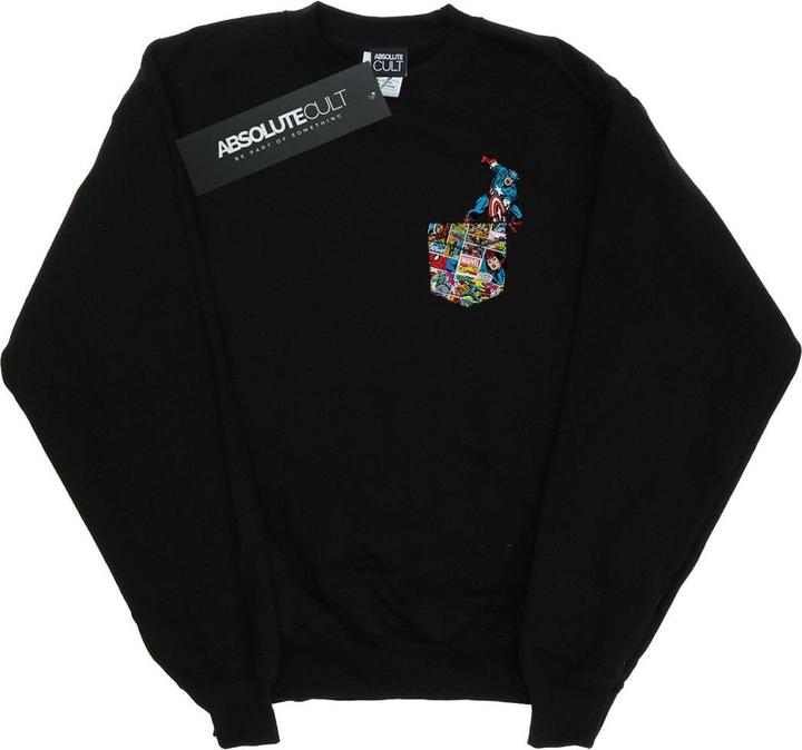 Produktbild Captain America Faux Pocket Sweatshirt (XL)