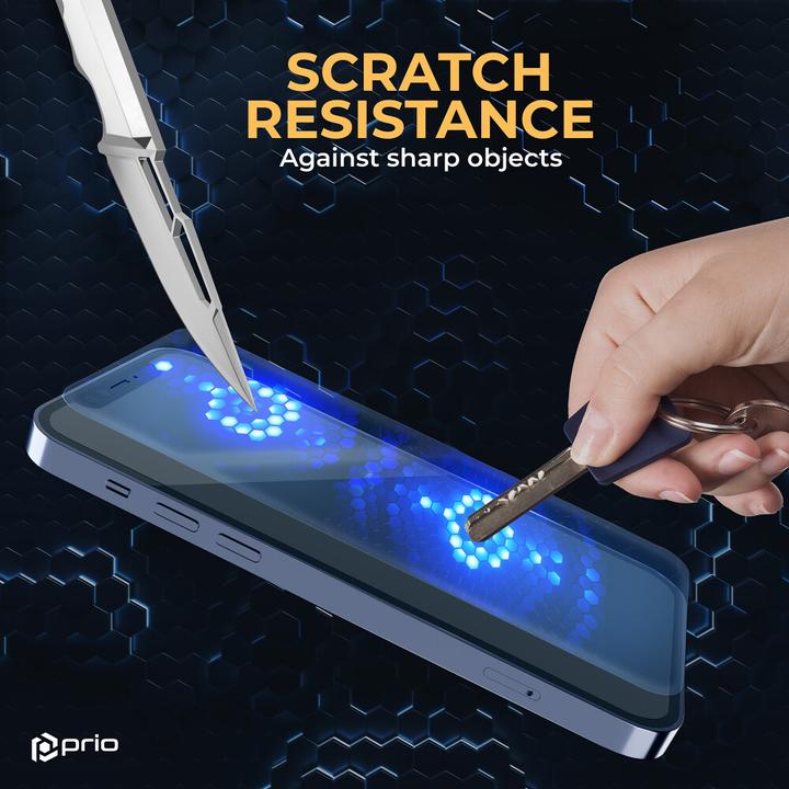 Produktbild prio Anti-Scratch Tempered Glass für iPhone 16 Pro (6,3 Zoll) klar (1 Stk., Apple iPhone 16 Pro)