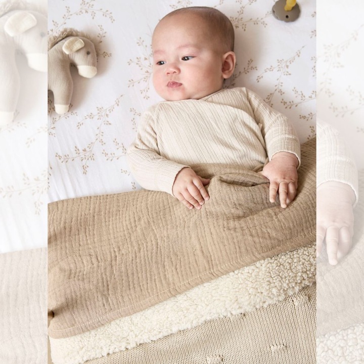 Image du produit Meyco Knots teddy couverture de bébé