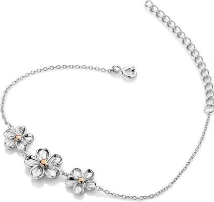 Immagine prodotto Hot Diamonds Bracciale in argento con fiori Forget me not DL596