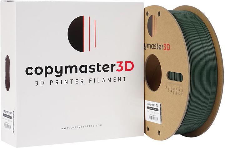 Produktbild Copymaster3D PLA Carbon Filament für 3D Drucker, 1,75 mm, grün (PLA, 1.75 mm, 1300 g)