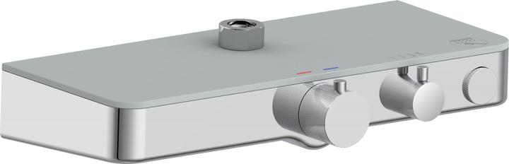 Produktbild Eisl Futura Head-Duschschauer mit thermostatischem Mixer, Chromgrau, mit Tierheim (DX1105CST)
