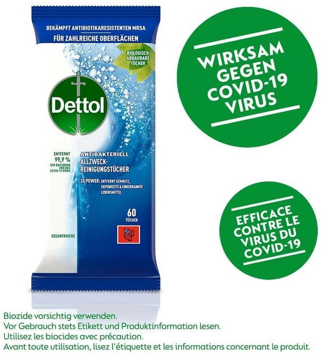 Produktbild Dettol Allzweck Reinigungstücher