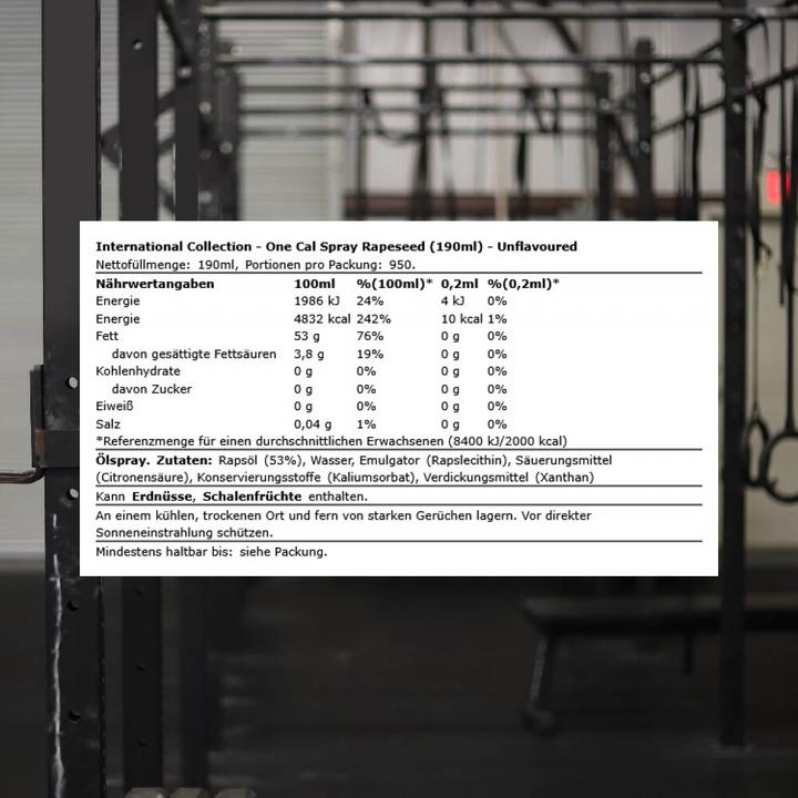 Actual product image International Collection Cooking Spray (19 cl)