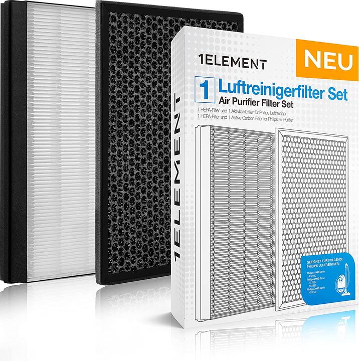 Produktbild 1Element 2er Filter-Set für Philips Luftreiniger (2x)