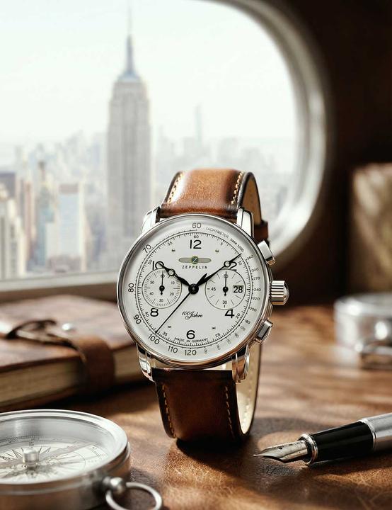 Produktbild Zeppelin 8676-1 Chronograph 100 Jahre 42mm 5ATM (Chronograph, 42 mm)