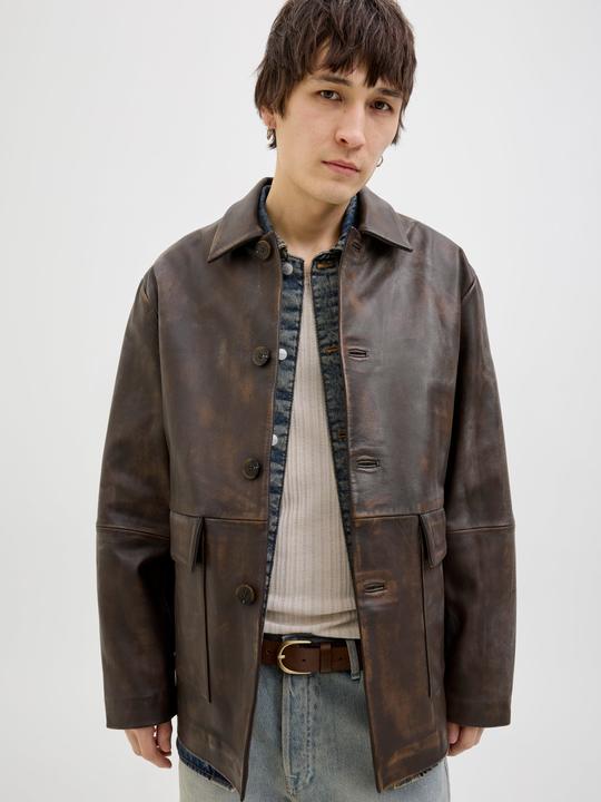 Produktbild Jack & Jones Lederjacke Lederjacke (XL)