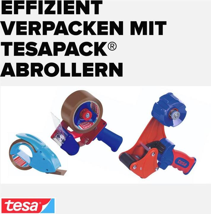 Actual product image tesa Packing tape dispenser