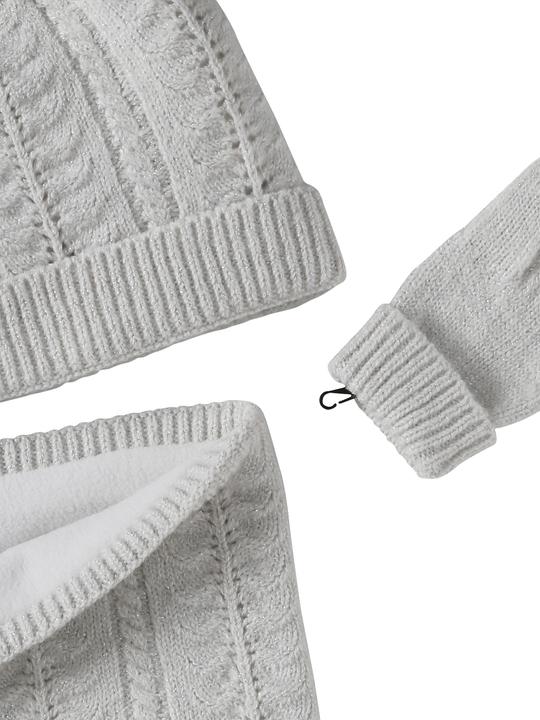Immagine prodotto Vertbaudet Mädchen-Set: Mütze, Rundschal & Handschuhe