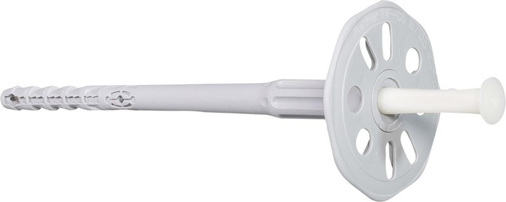 Actual product image Fischer 546808 fixing element for thermal insulation Grey, White Plastic 100 pcs. (100 pcs.)