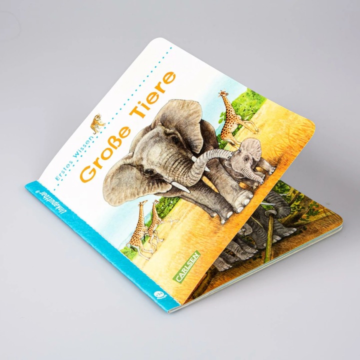 Immagine prodotto Unkaputtbar: Erstes Wissen: Grosse Tiere (Tedesco, Petra Klose, 2021)