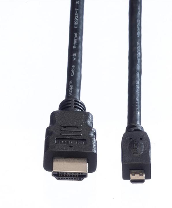 Produktbild Value HDMI (Typ A) — micro HDMI (Typ D) (2 m, HDMI, 2.0)