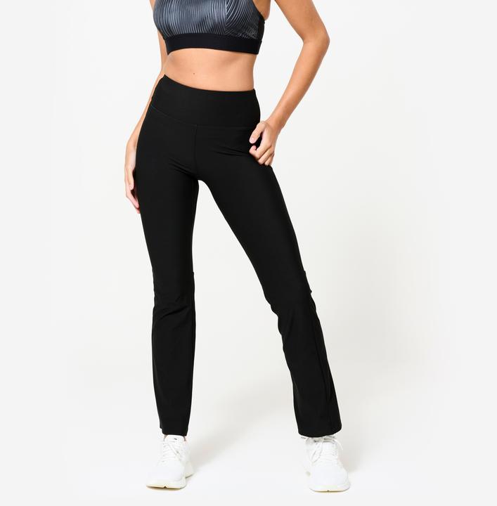 Produktbild Domyos Leggings Damen gerades Bein Polyester (W38/L31)