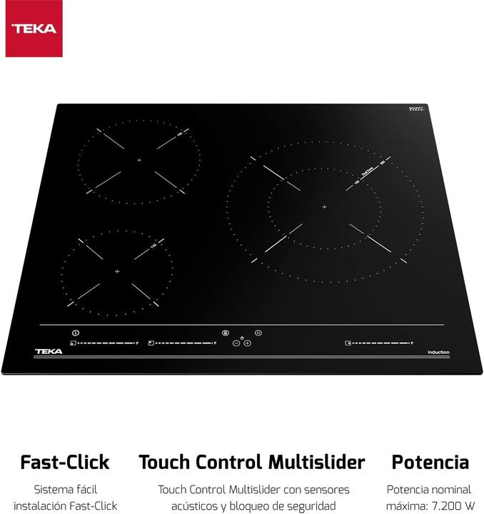 Produktbild Teka IBC 63015 BK MSS (60 cm, Induktionskochfeld)