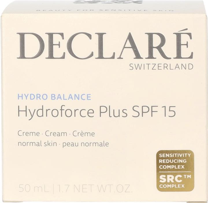 Actual product image Declaré Hydro Balance Hydroforce Plus SPF15 (50 ml, Day cream, SPF 15)