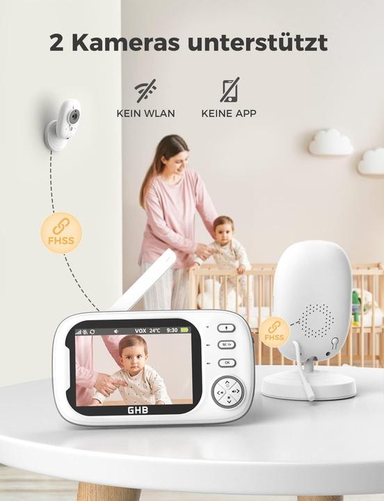 Actual product image GHB Babyphone mit Kamera (Video & Audio)