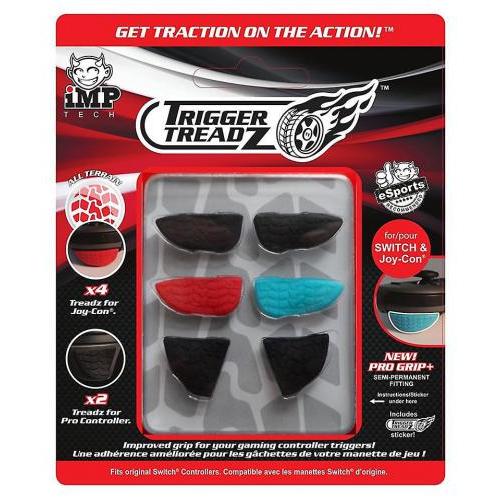 GED Trigger Treadz (6 Pack) Mixed (Switch), Gaming Controller Zubehör
