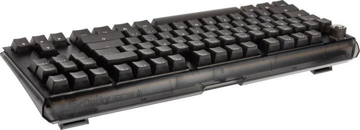 Actual product image Ducky One 3 Aura Black TKL Gaming Keyboard, RGB LED - MX-Blue (US) (Eng. Int., Cable)