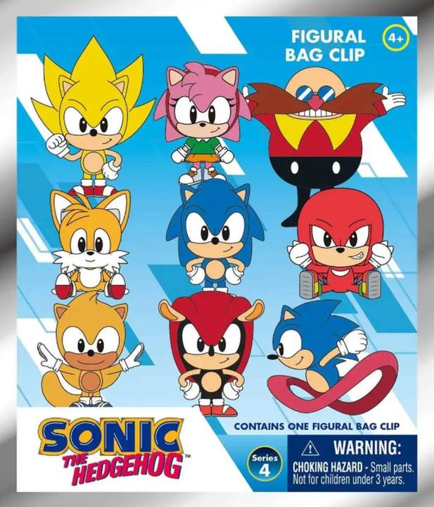 Actual product image Monogram Int. Sonic the Hedgehog PVC-Taschenanhänger Series 4 Display (24)